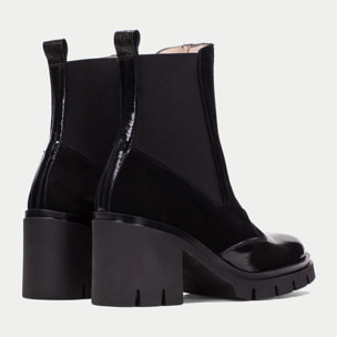 Botin Zurich Negro antracita 7 cm