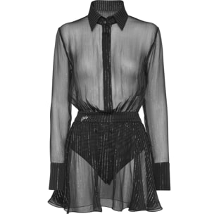 PHILIPP PLEIN Shirt Dress SIGNATURE