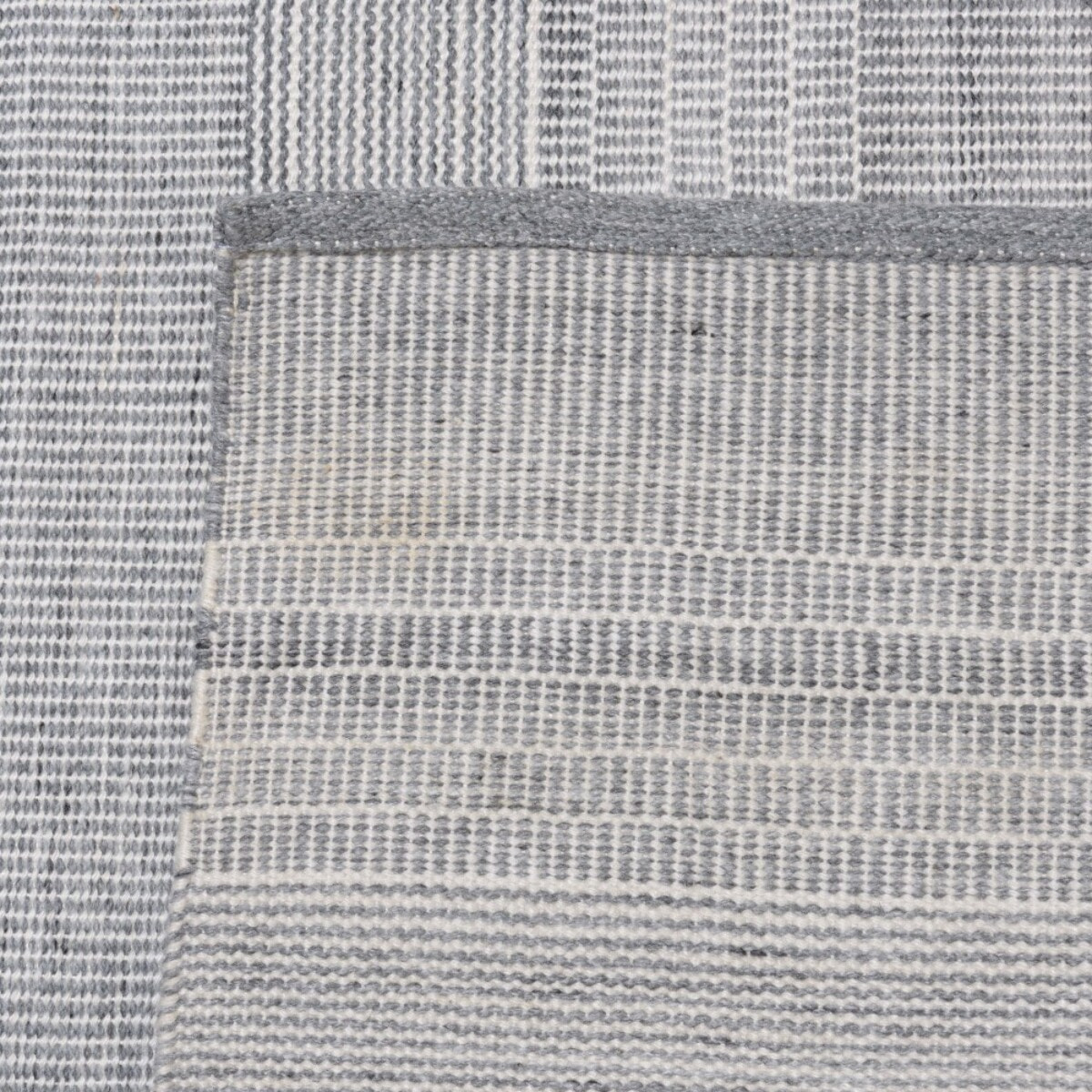 QUENTIN - Tapis d'extérieur rectangulaire 160x230cm gris/blanc
