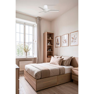 HEY TUB LED S Ventilateur de plafond blanc TUYA