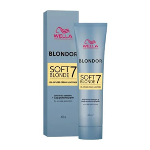 WELLA Blondor Soft Blonde 7 Cream 200g