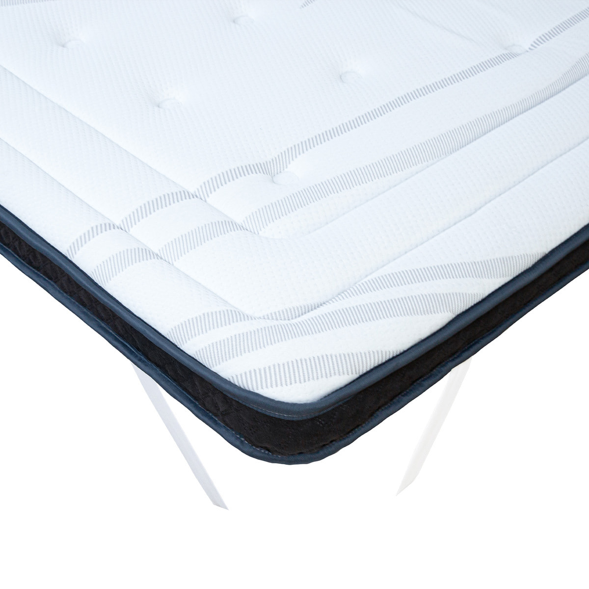 Surmatelas Privilège Mémoire de Forme, 5 cm d'épaisseur, Elastiques de Maintien, Confort Moelleux