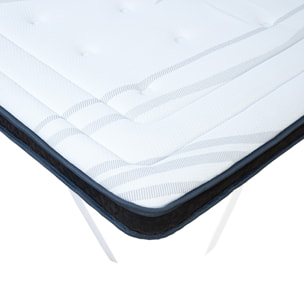 Surmatelas Privilège Mémoire de Forme, 5 cm d'épaisseur, Elastiques de Maintien, Confort Moelleux