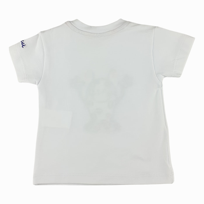 T-SHIRT JERSEY BIANCA MOSTRO