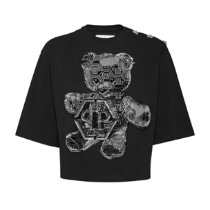 PHILIPP PLEIN T-Shirt Round Neck TEDDY BEAR