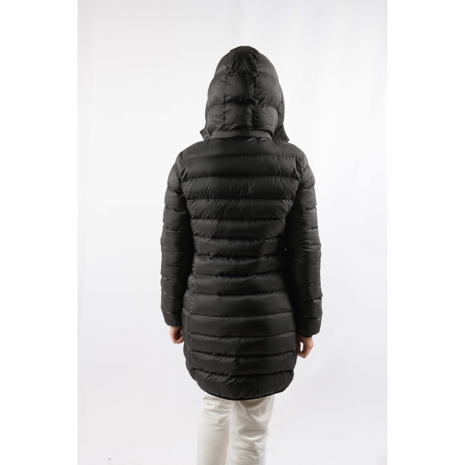 Chaqueta Munich Long Jacket marca ECOON - Negro