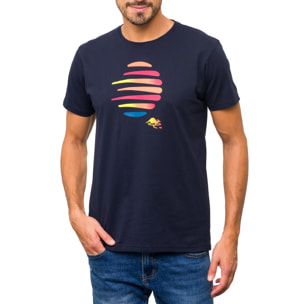 Camiseta de algodón 150 gr Hot Buttered Balangan Azul marino