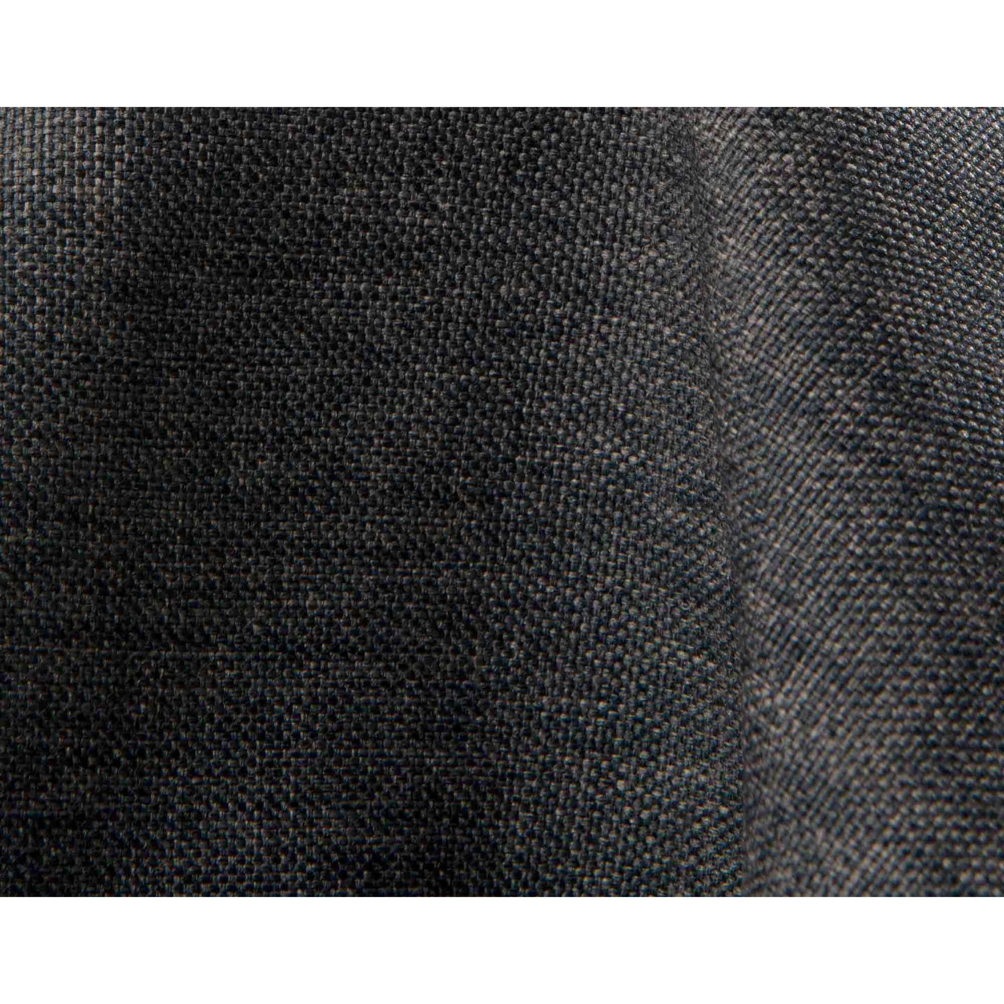 Meiya - canapé d'angle réversible 4 places convertible avec coffre en tissu - Gris foncé