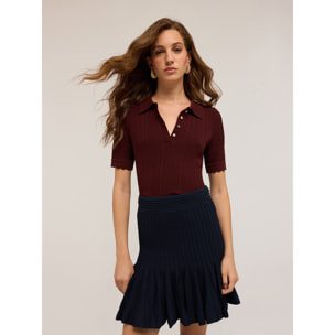 Motivi - Camisa polo - Marrón