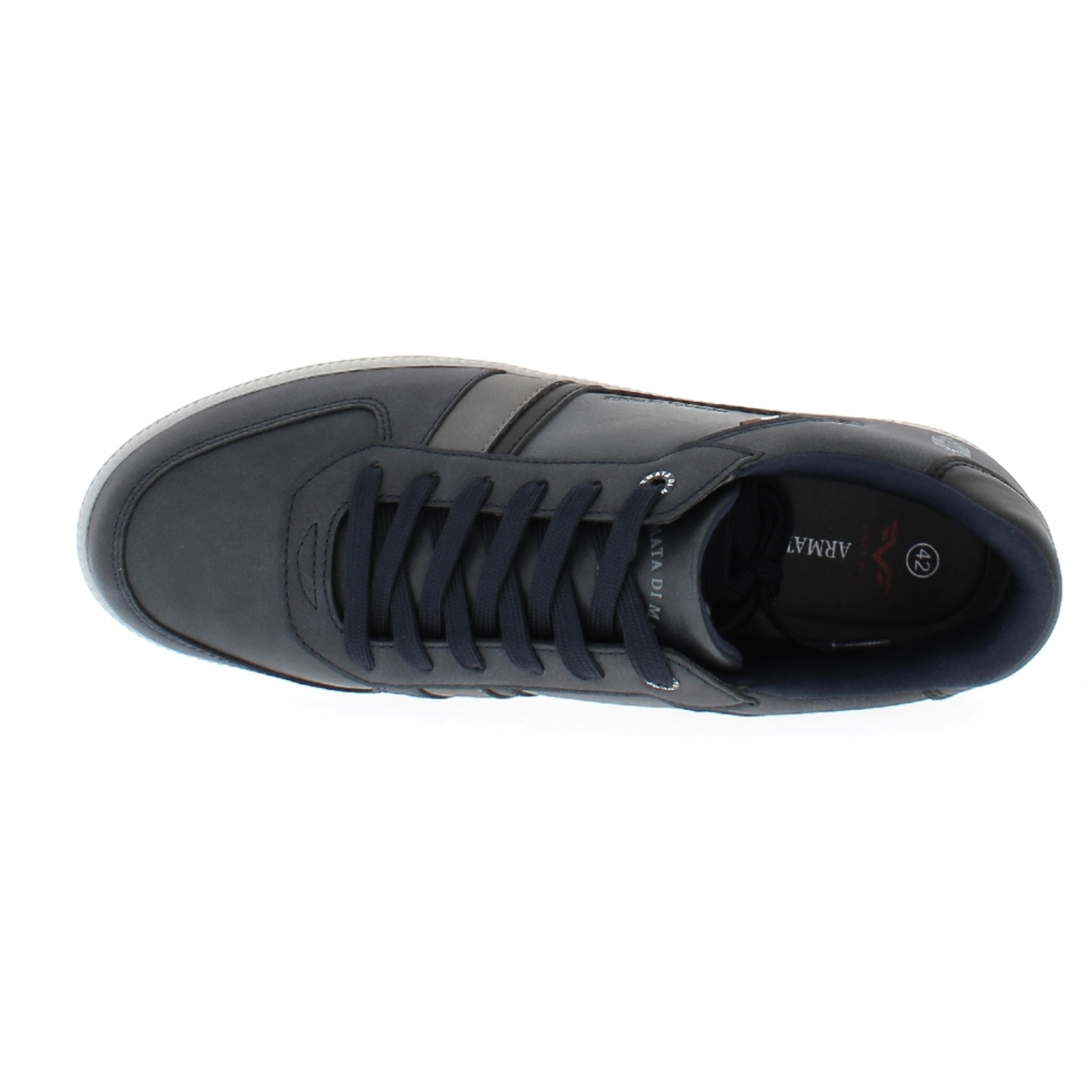 Armata di Mare Scarpe Uomo Sneakers Basse Stringate con Soletta Rimovibile in Memory Foam AMU W24M612 Navy