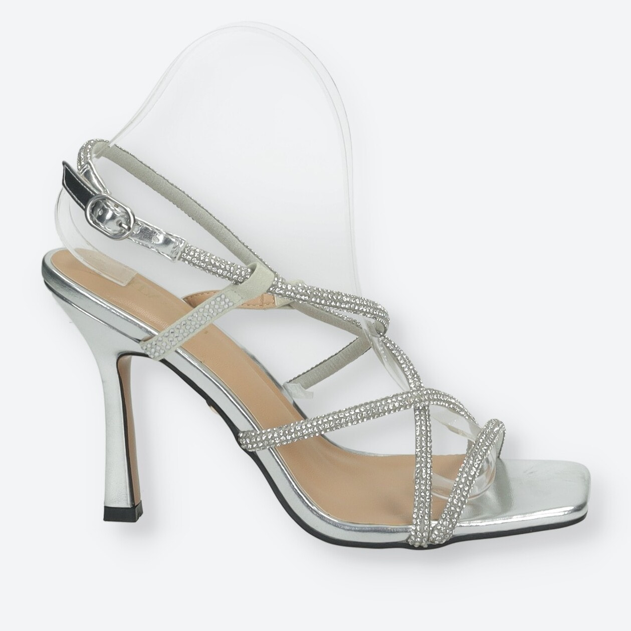 Sandali Donna Tata Italia Argentato