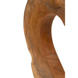 SCULTURA HASI IN TEAK RICICLATO CM 28X10X38 (PEZZI UNICI - NON RIP. IN SERIE)