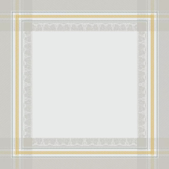 Serviette coton mélangé motif jacquard blanc Galerie des glaces vermeil