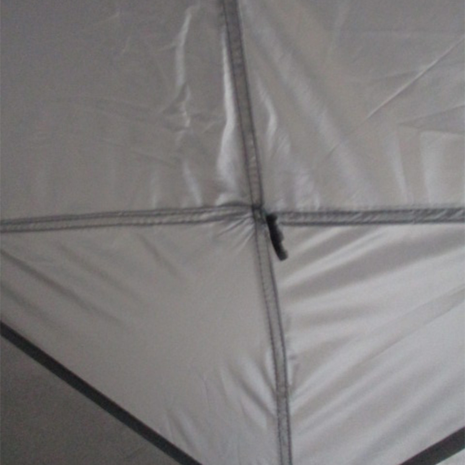 Tente de camping automatique pop up 2-3 pers. - porche, sac de transport - dim. 210L x 210l x 150H cm - gris clair