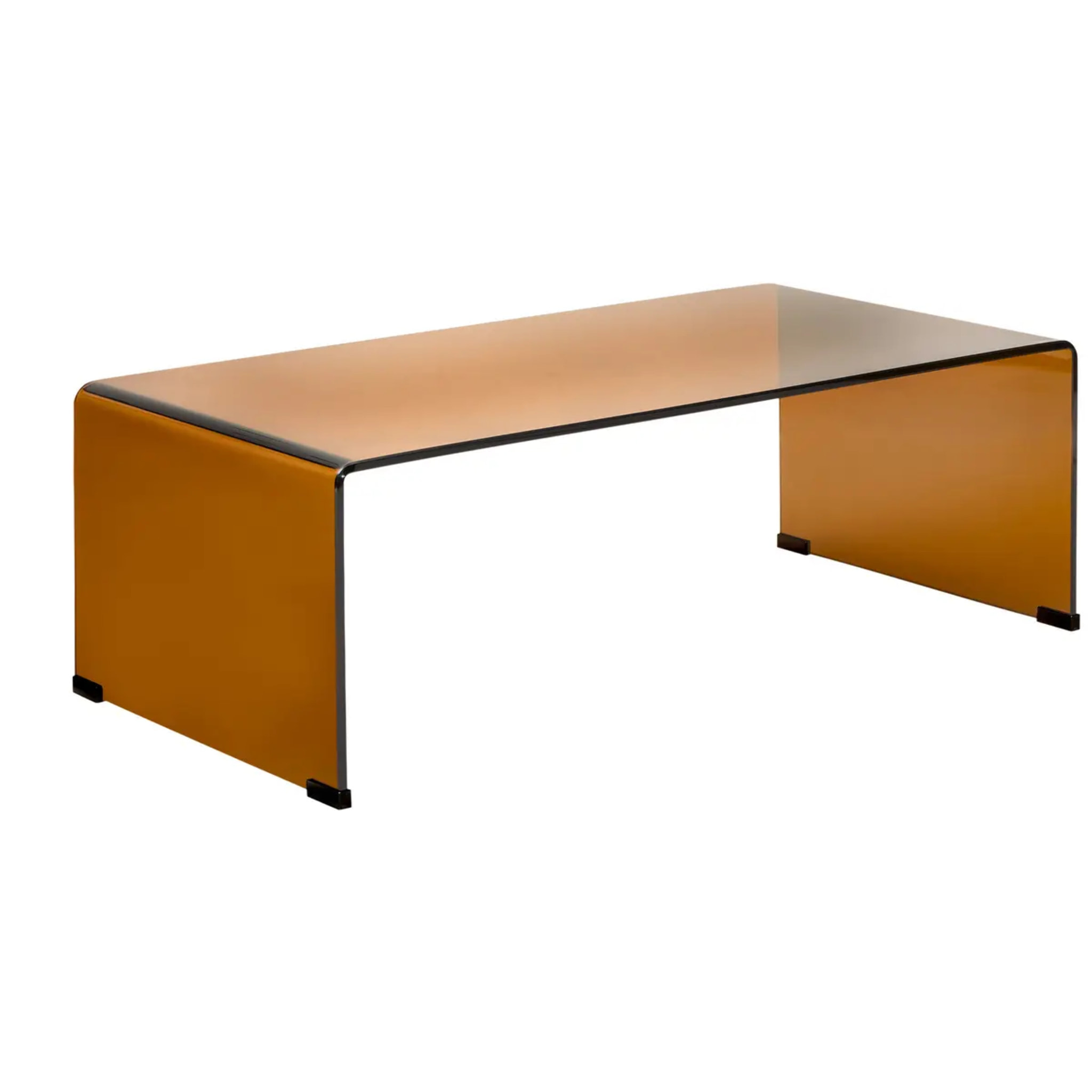 Table basse rectangulaire Lénia 55x110cm ambre