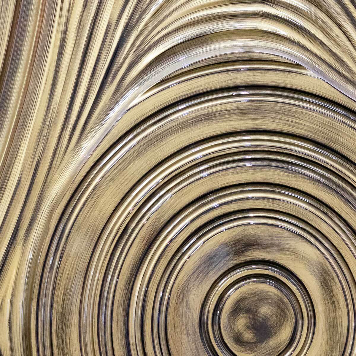 Tableau spirales dorées Toile imprimée