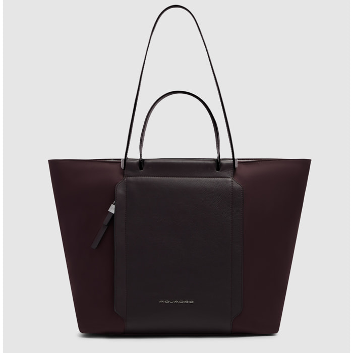 Piquadro Borsa donna porta pc 14" in tessuto riciclato
