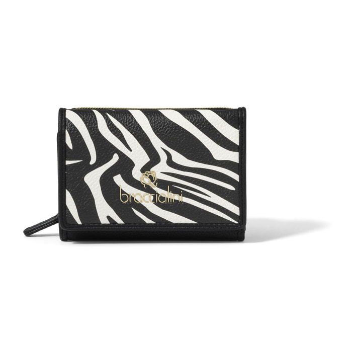 Portafoglio  da donna In Poliestere e Poliuretano Prodotto artigianale 14x10x3,5 cm