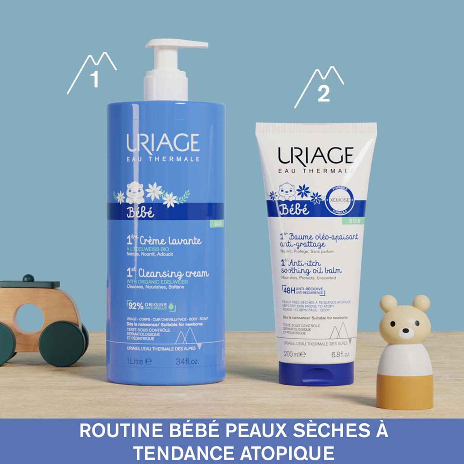 Bébé - 1er Baume Oléo-Apaisant Anti-Grattage - Nourrit Intensément & Protège 200 ml