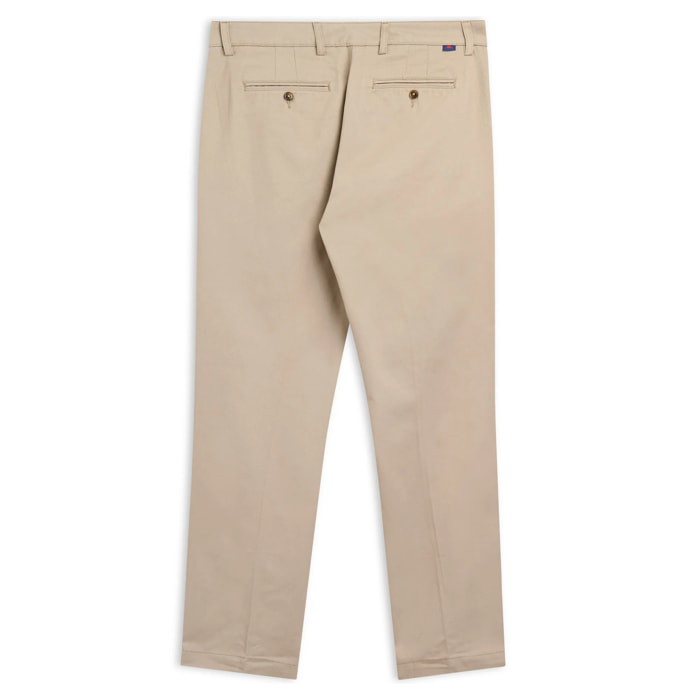 Pantaloni Robe di Kappa Uomo Wingi Peached Gabardine Marrone
