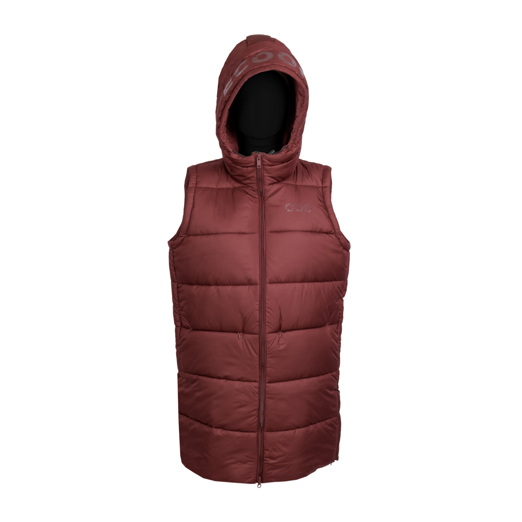 Gilet lungo Barcelona di ECOON - marrone scuro