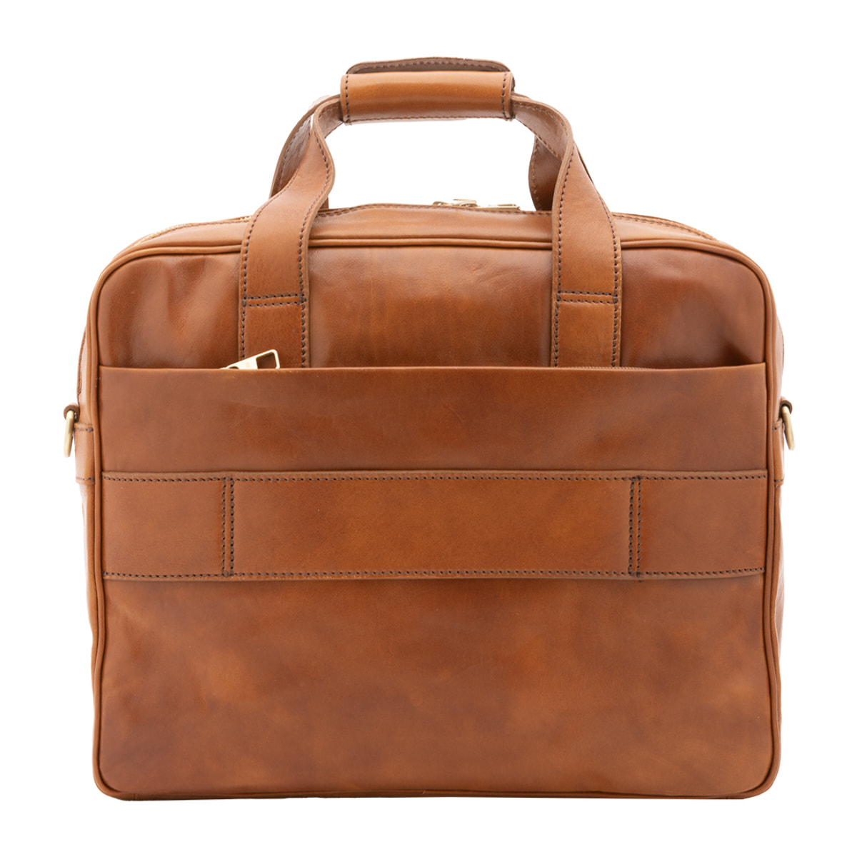 Borsa a mano  unisex In Vera pelle Made in Italy 38x36x10 cm