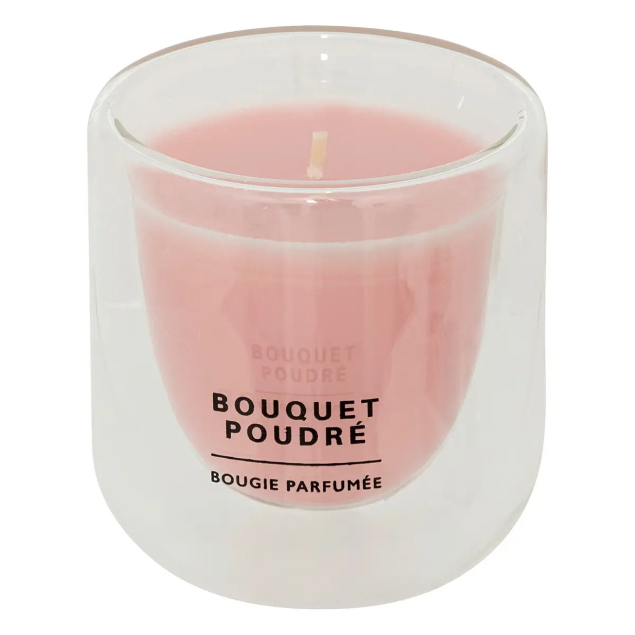 Bougie parfumée"Ilan" - rose - jasmin - musc blanc 130g