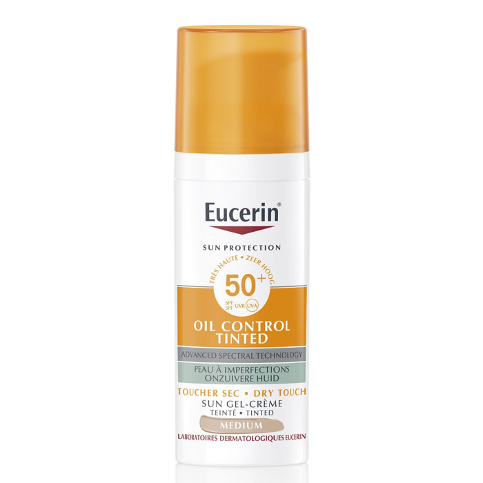 Sun Protection Sun Oil Control  - Gel-Crème Toucher Sec Teinté Medium SPF50+ 50 ml