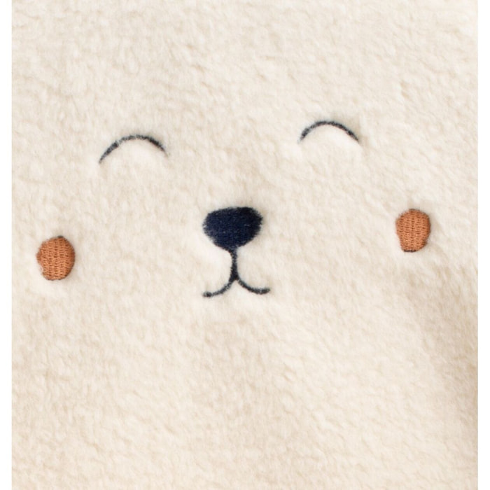 Fauteuil club enfant en sherpa détails léopard