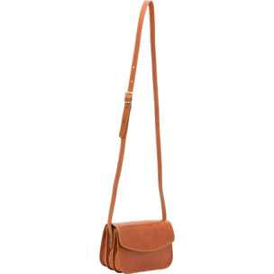 Borsa a tracolla da donna - Modello False - Vera pelle - 19.0 x 13.0 x 9.5 cm