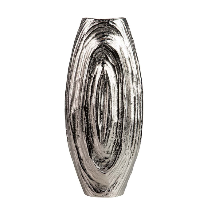 Florero Aluminio Plateado 21x12x47 Cm