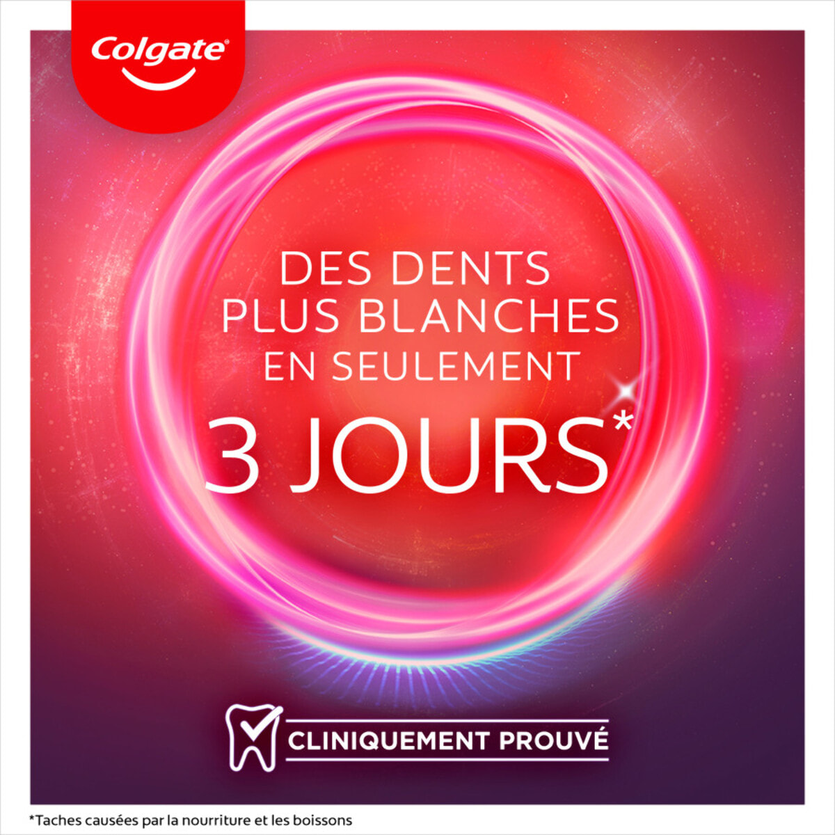 Lot de 2 Dentifrices Blancheur Colgate Ultra Nettoyage en Profondeur 75ml