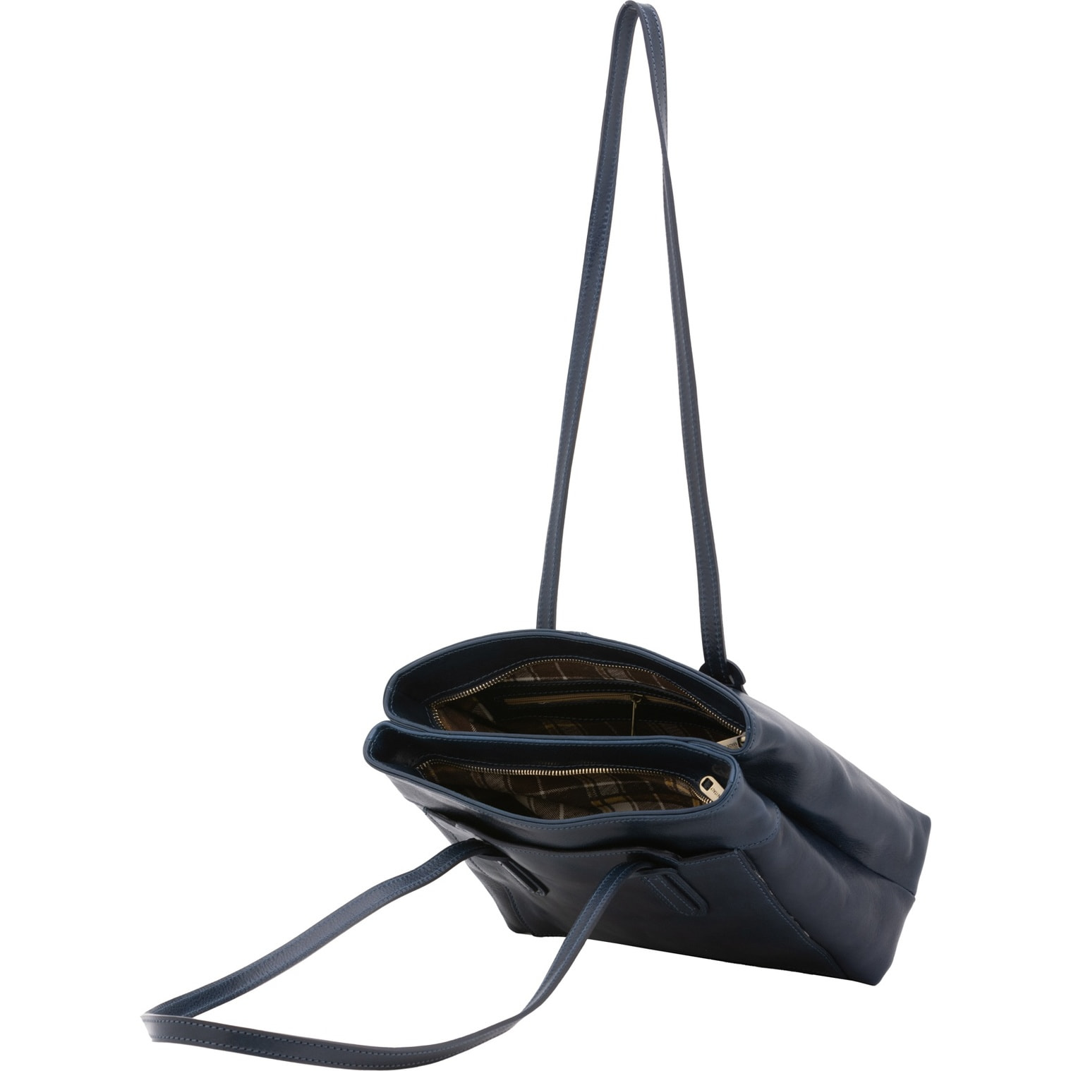 Borsa a spalla da donna - Modello False - Vera pelle - 23.0 x 30.0 x 12.0 cm
