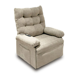 Sillón Relax Cosmo Lift Beige Arena