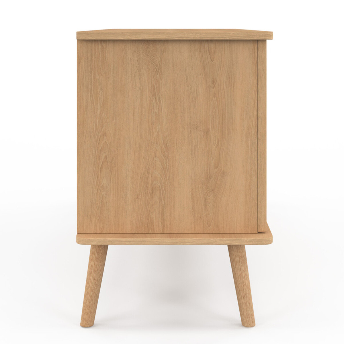 Buffet Faustine 3 portes effet lattes L110cm