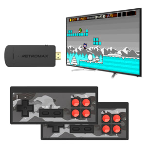 Console per videogiochi Y2 PLUS connessione al tuo schermo TV. Supporta 4K. Include 1800 giochi.