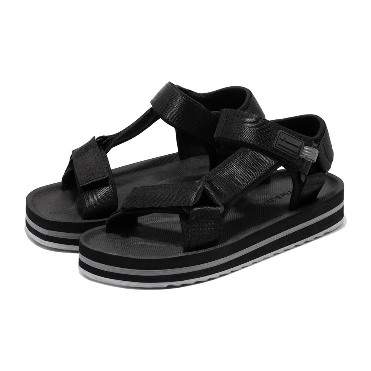 Sandalias Mujer Forest High Franjas Negras
