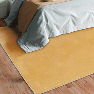Tapis salon MITA, soft et soyeux, tapis uni à l'aspect Shaggy