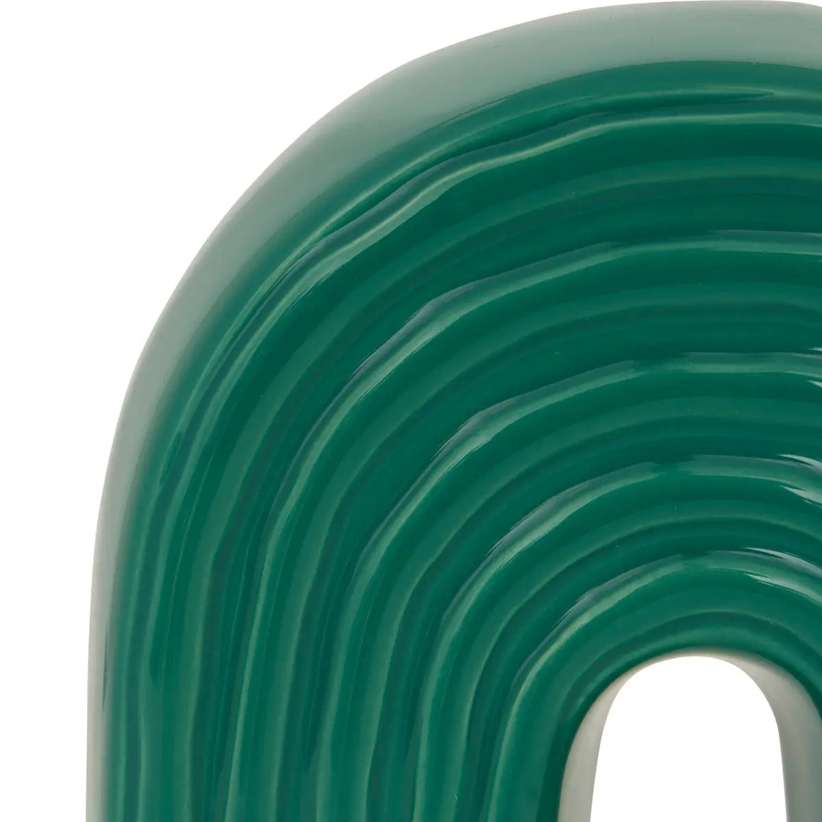 Déco à poser arche Flow vert 13,3x6,2cm