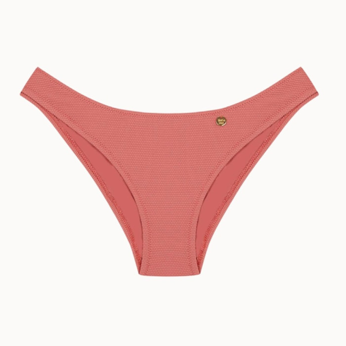 Braga de bikini en forma de v con tejido piqué