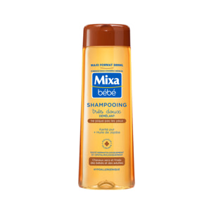 Lot de 12 - Mixa Bébé Shampooing Démêlant Très Doux Karité 300ml