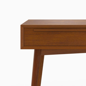 Console 2 tiroirs en bois de teck - Waya