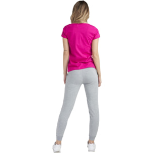 T-shirt maxi logo donna con maniche corte Training