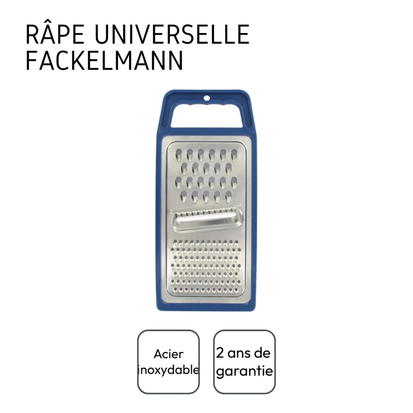 Set de 2 râpes à légumes en acier inoxydable Fackelmann Elemental