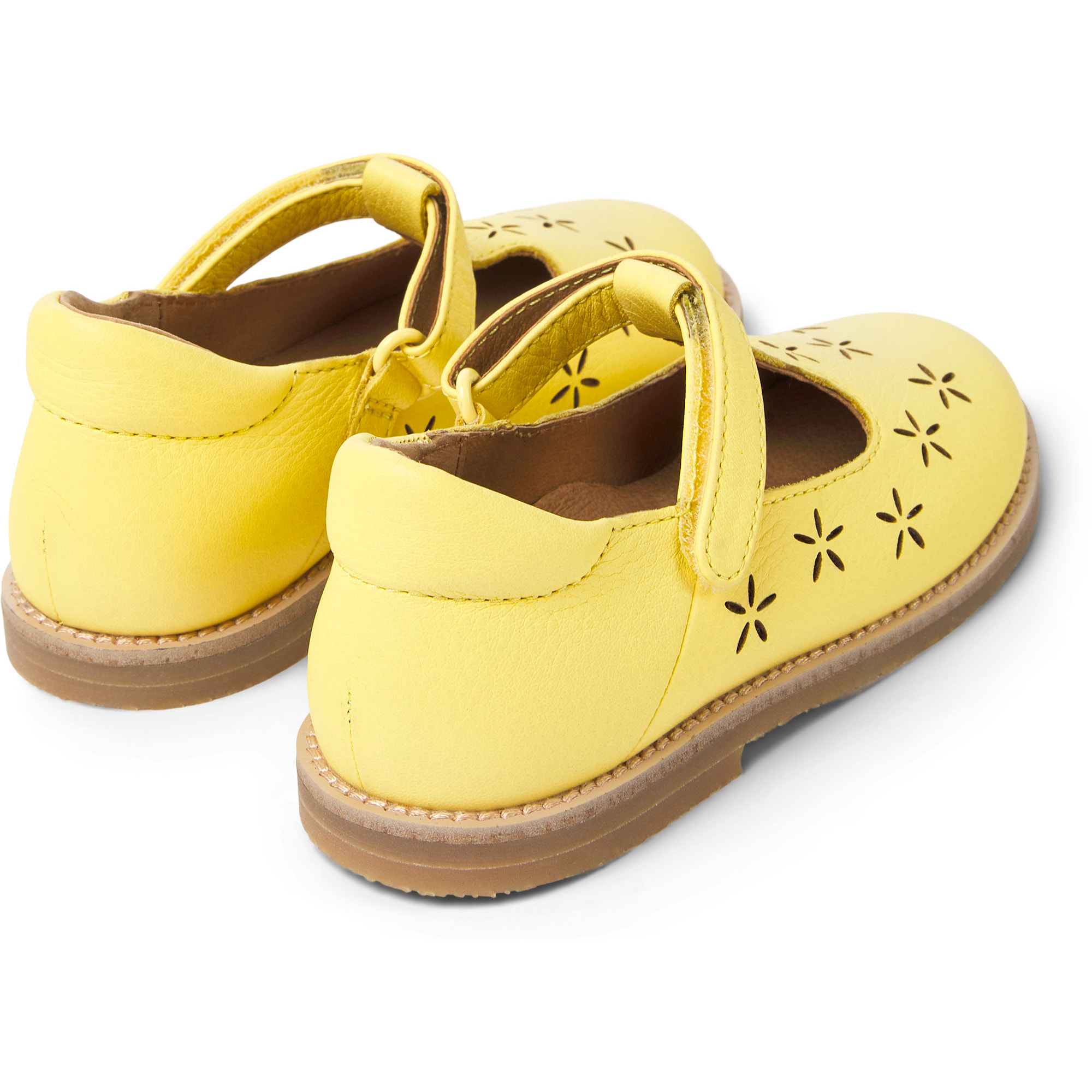 Ballerini - CAMPER Savina Twins - Giallo - Pelle liscia