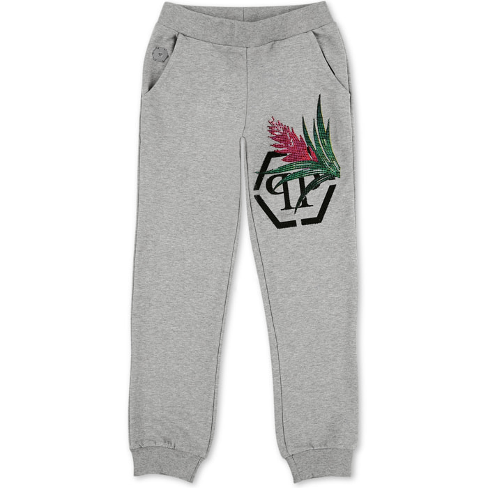 PHILIPP PLEIN Jogging Trousers Flowers