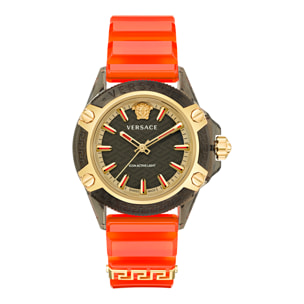 Reloj Versace VE6E00223 Unisex Analogico Cuarzo con Correa de Silicona