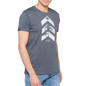 Camiseta de algodón 150 gr Hot Buttered Arrow Color Gris