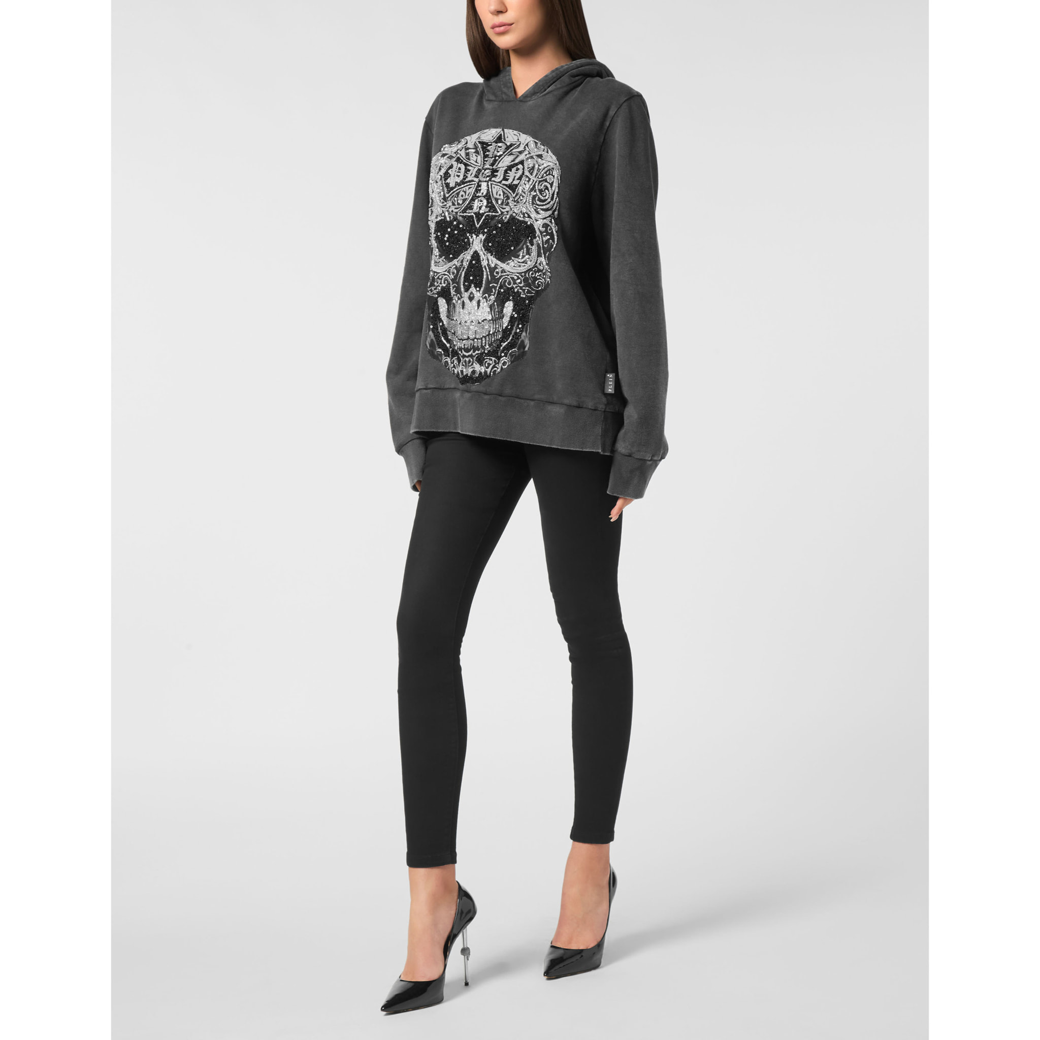 PHILIPP PLEIN Sudadera con capucha SKULL