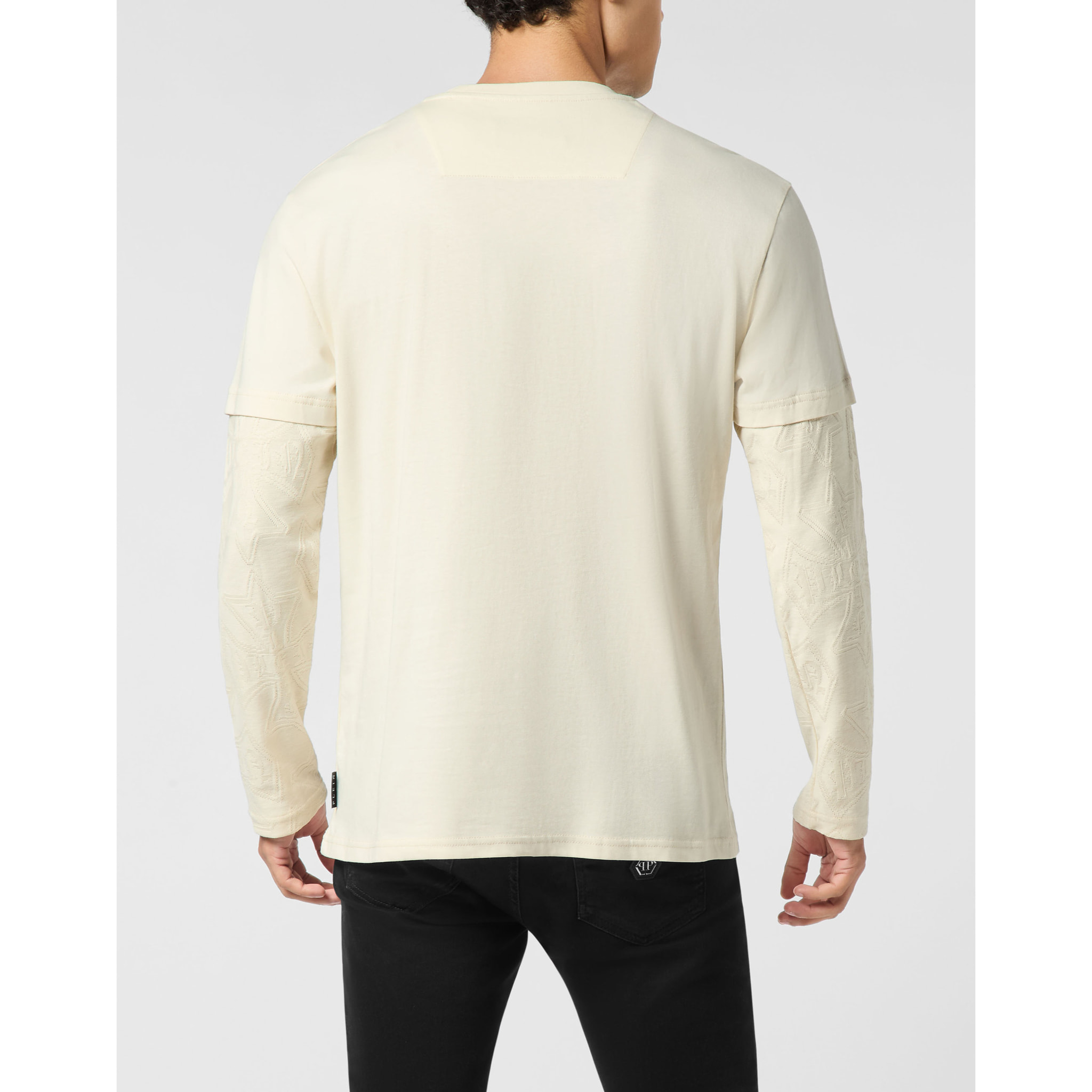 PHILIPP PLEIN Camiseta Cuello Redondo Ls CREST